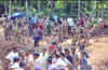 Road connecting Padil to Vijayanagara closed by Railway Officials